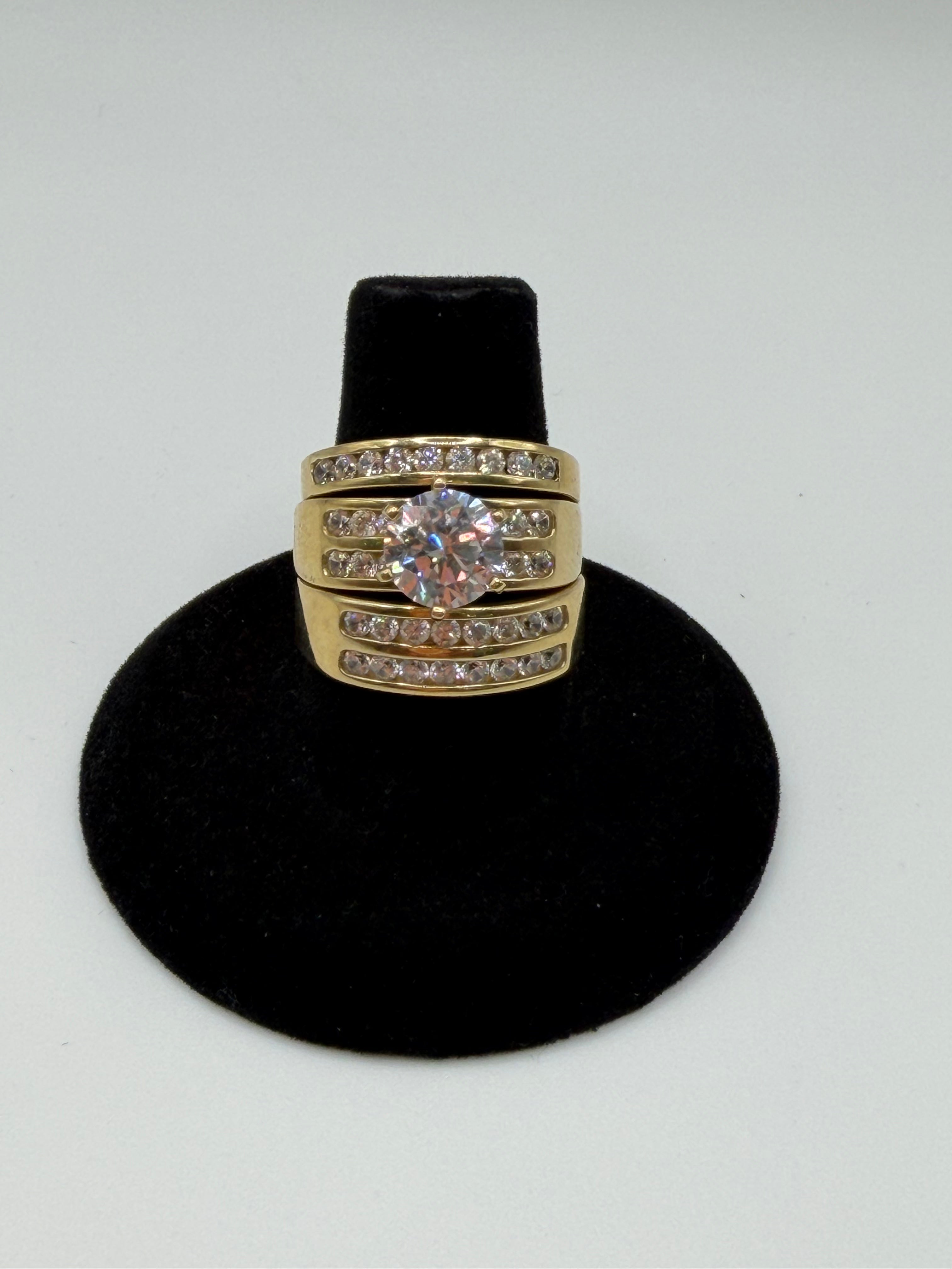 Wedding ring set 10k