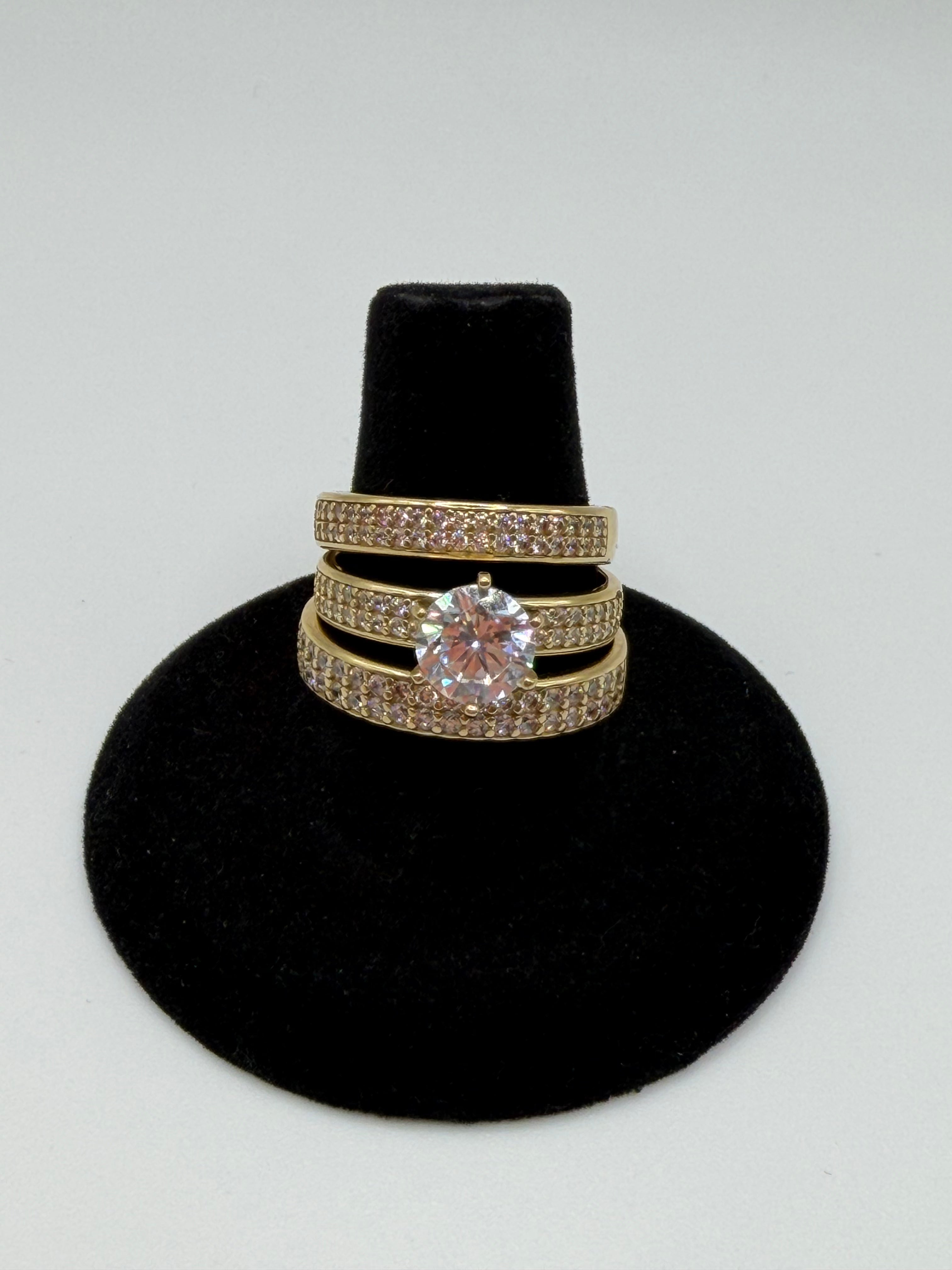 Wedding ring set 10k