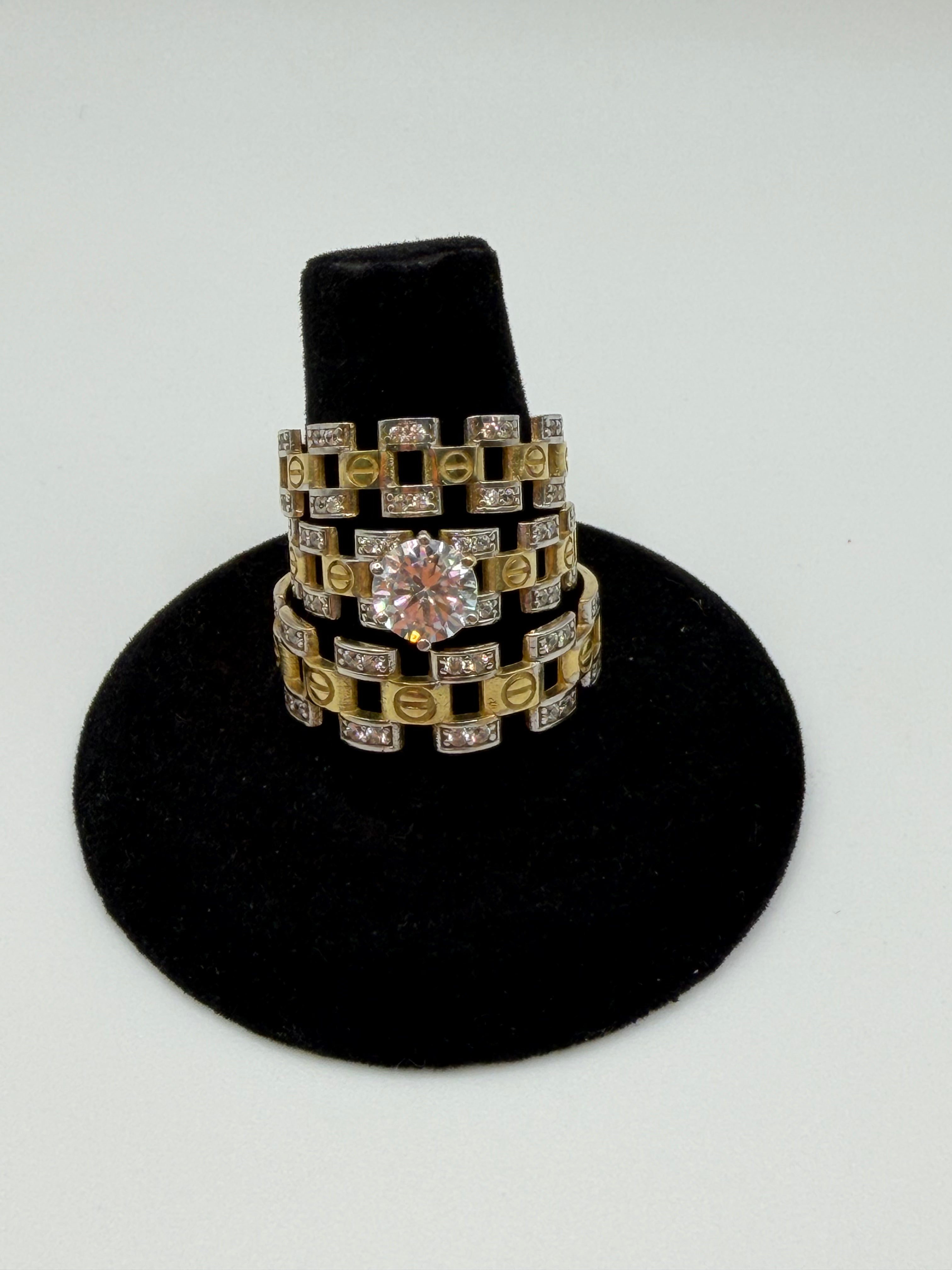 Wedding ring set 10k