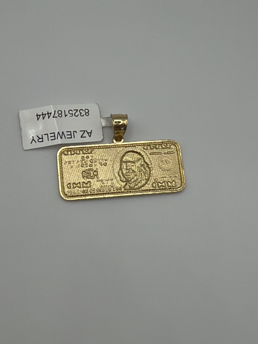 10k Dollar Bill Pendant