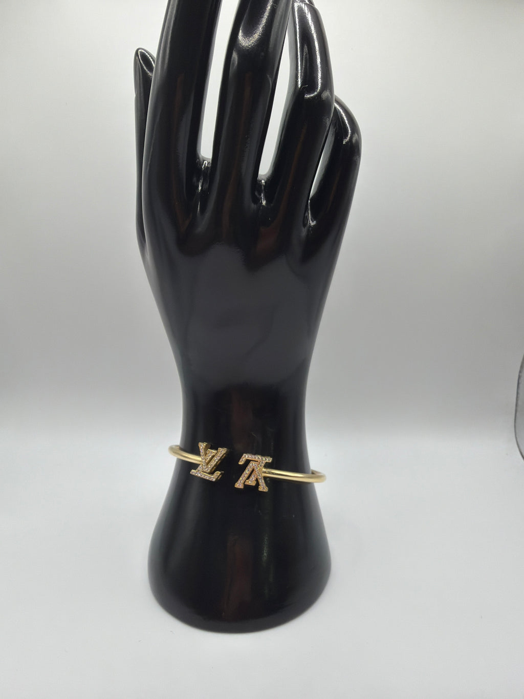 14k Letter Bangle