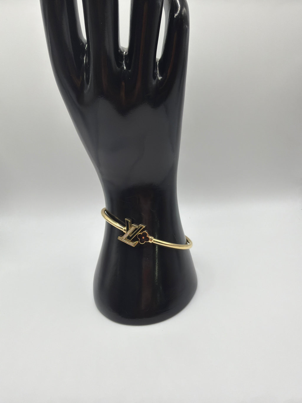 14k Letter Bangle
