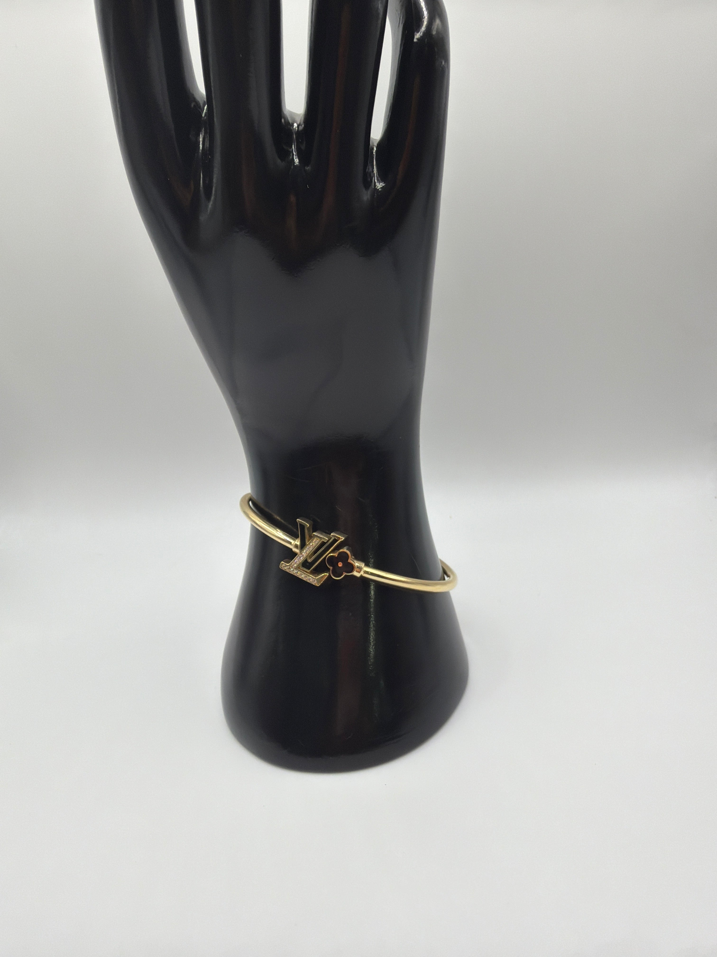 14k Letter Bangle