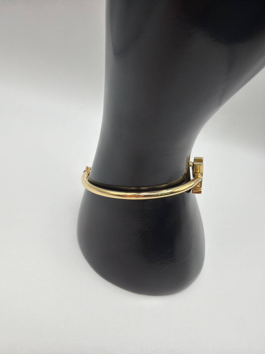 14k Letter Bangle
