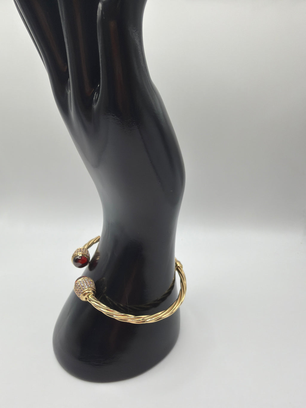 14k Bangle with Stones