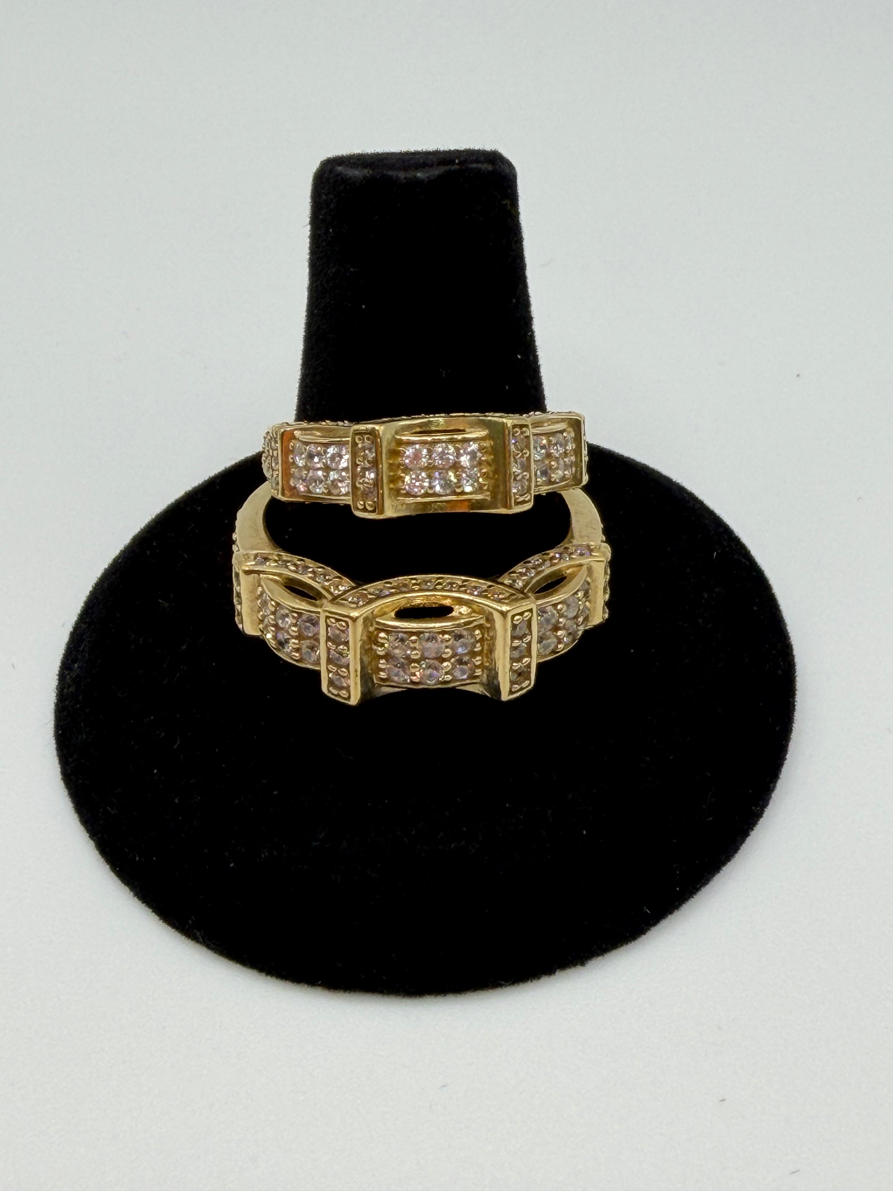 Wedding ring set 10k