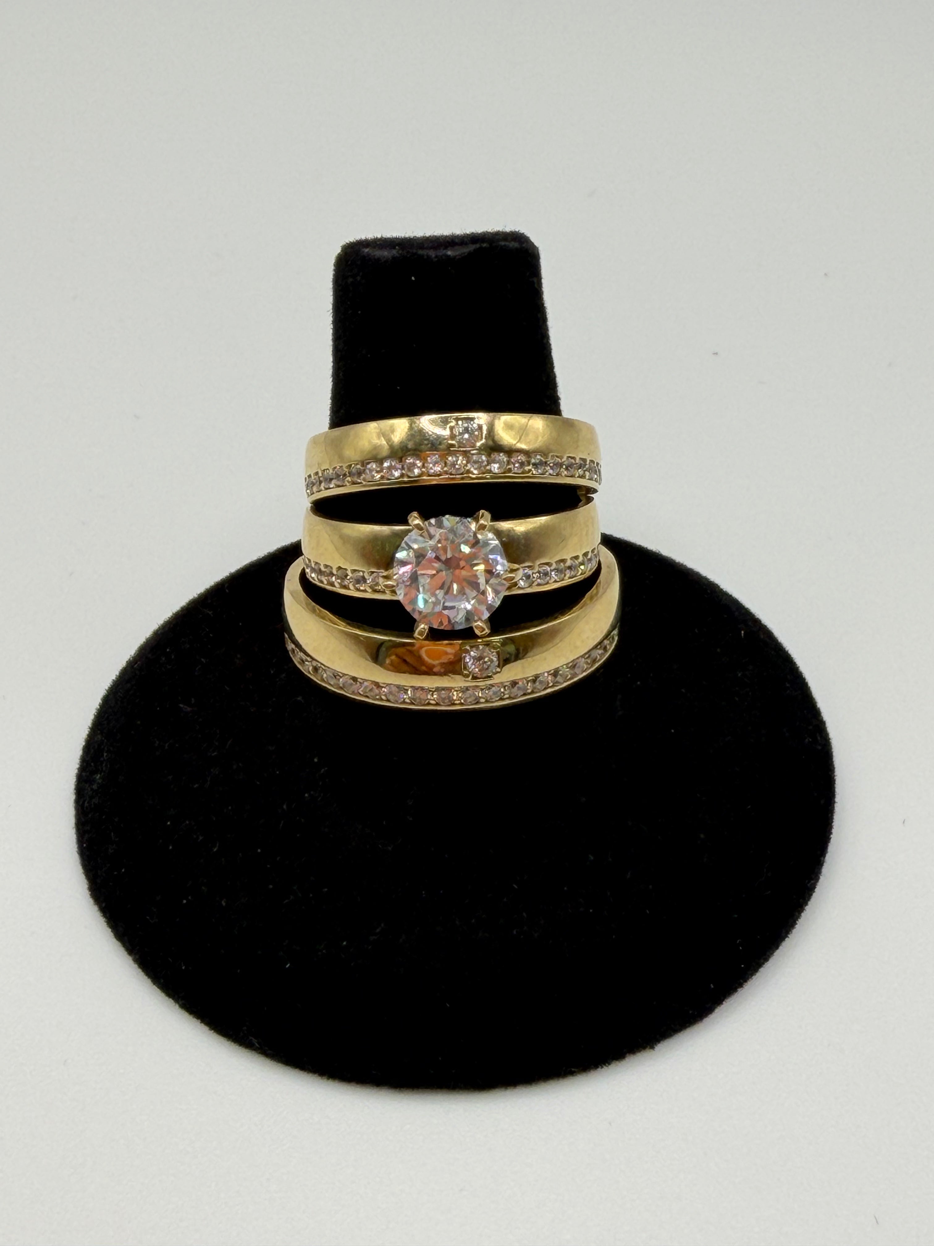 Wedding ring set 10k