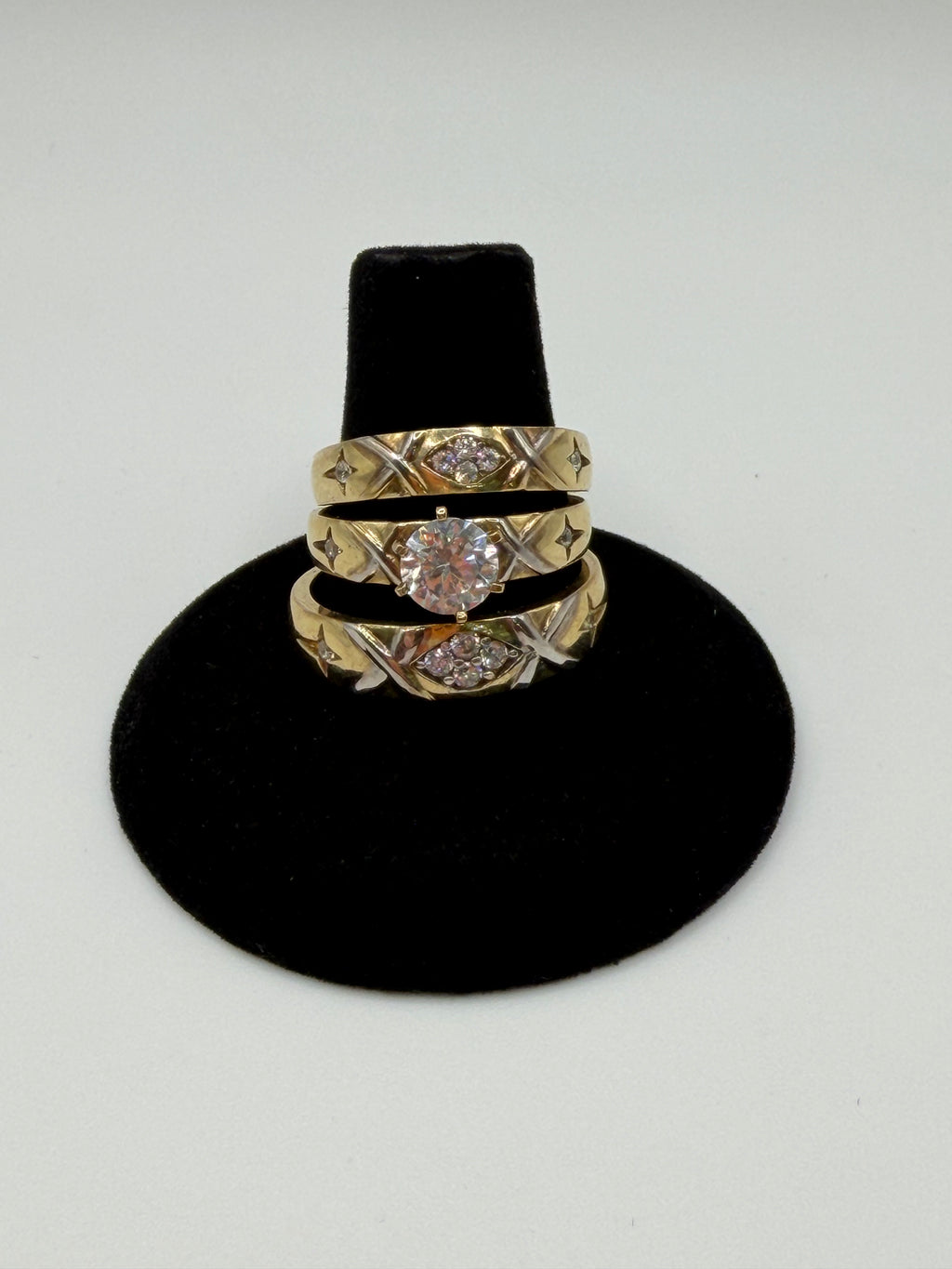 Wedding ring set 10k