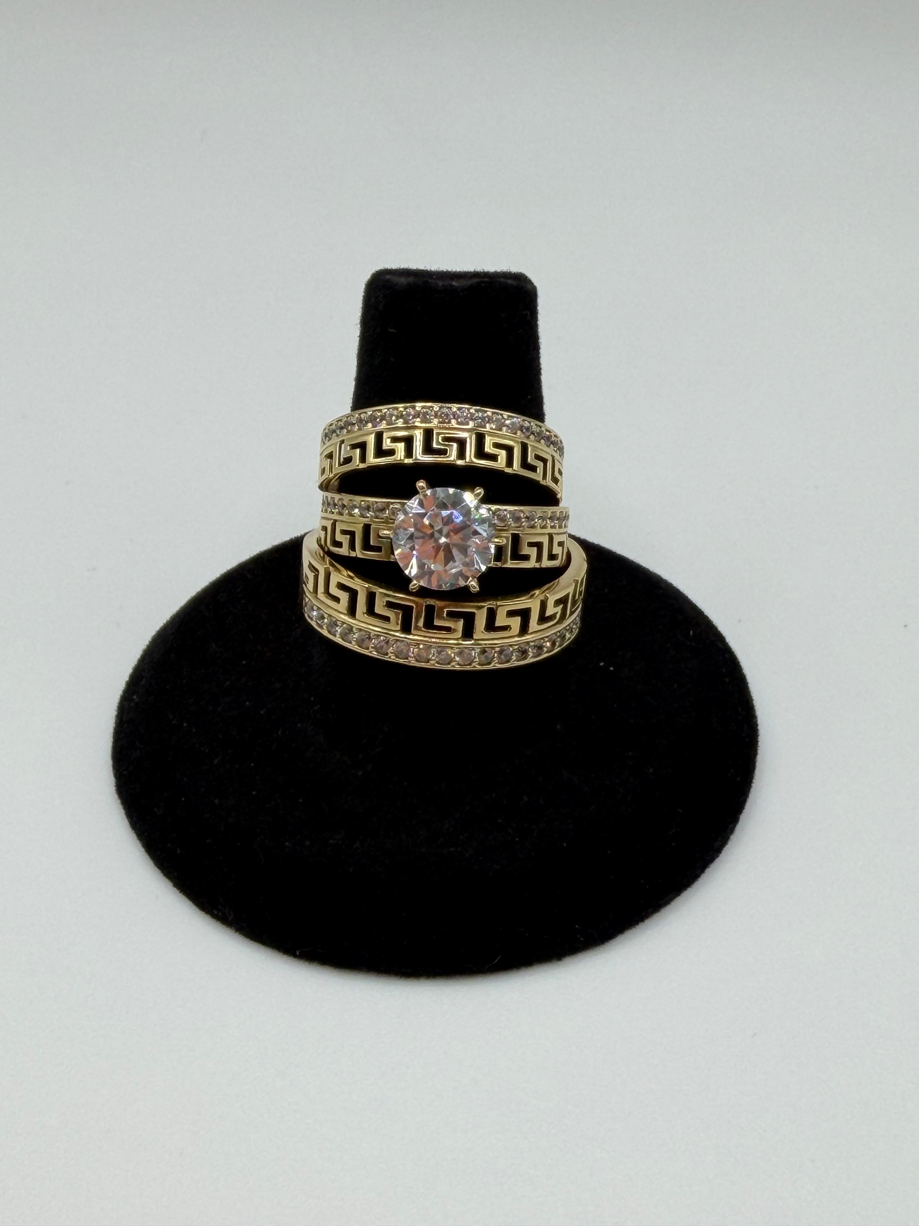 Wedding ring set 10k