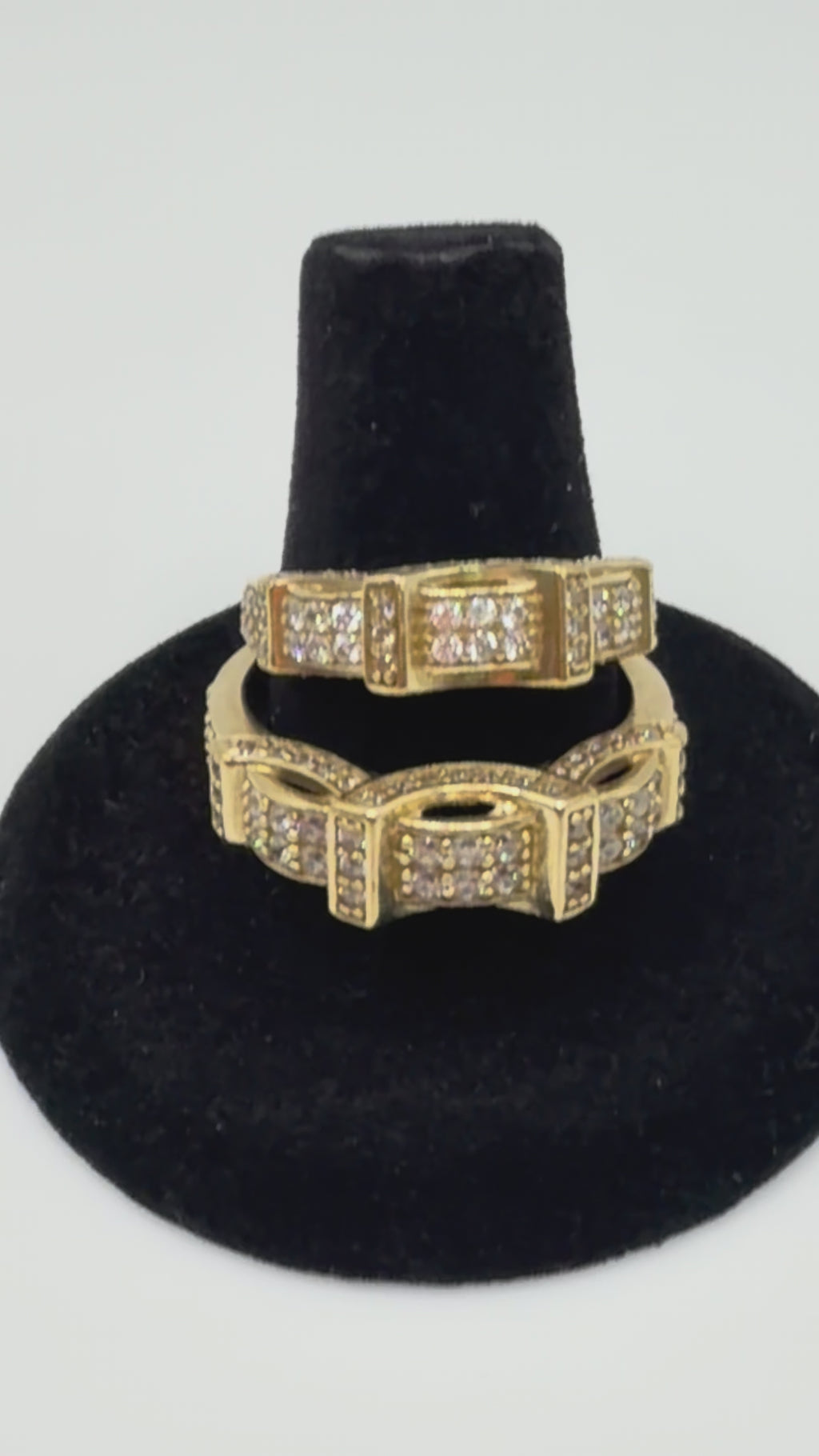 Wedding ring set 10k