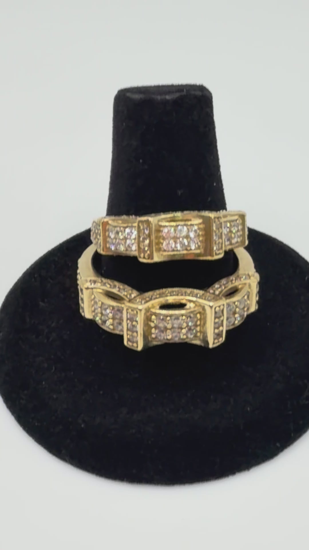 Wedding ring set 10k