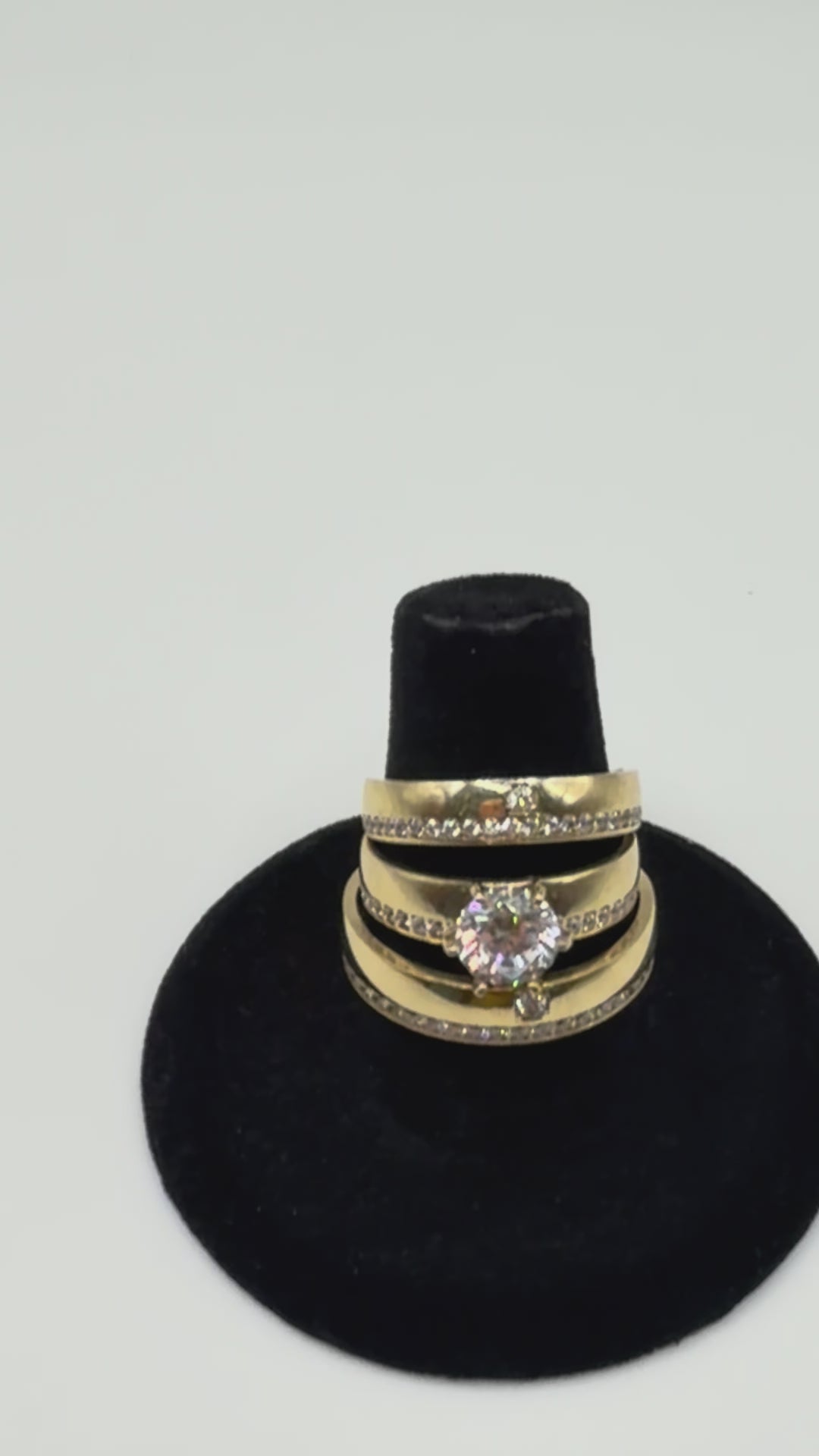 Wedding ring set 10k