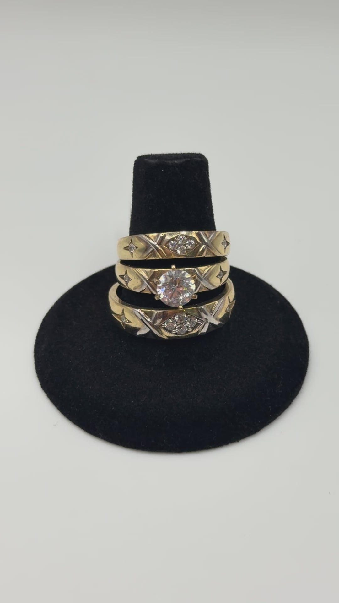 Wedding ring set 10k