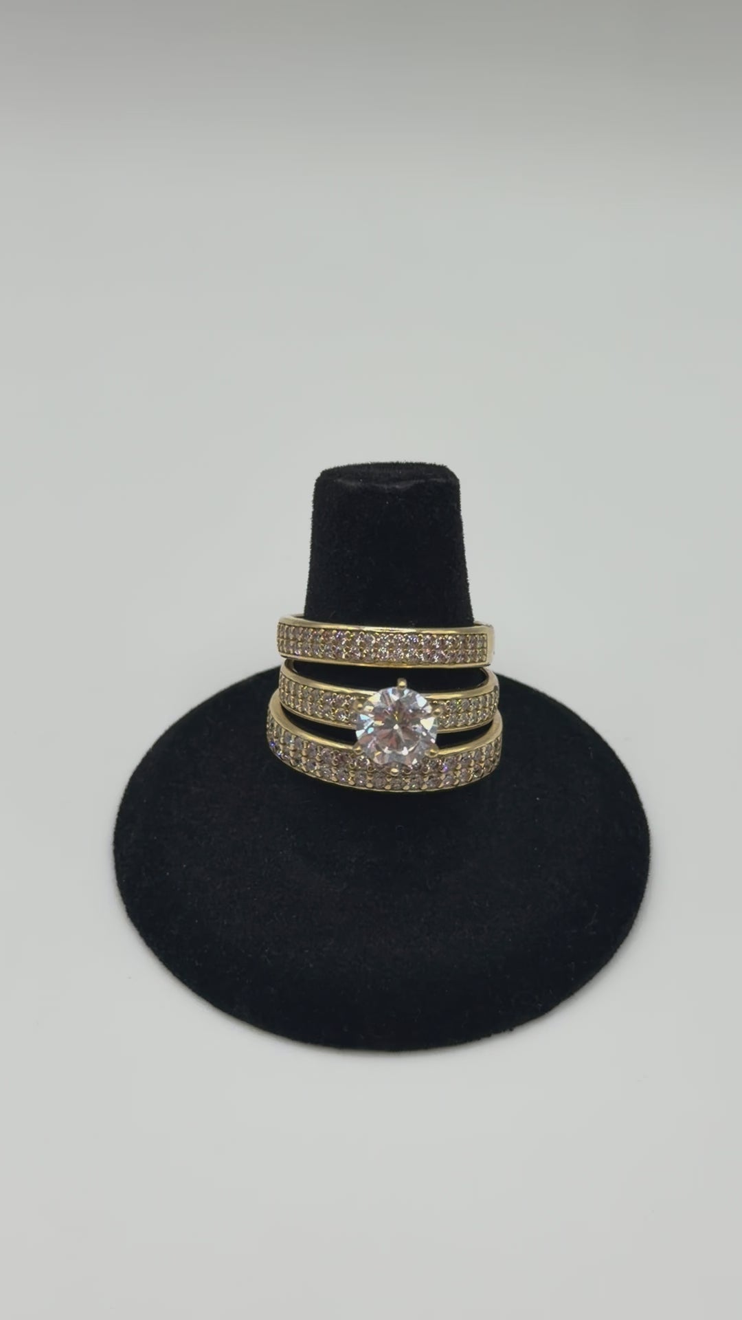 Wedding ring set 10k