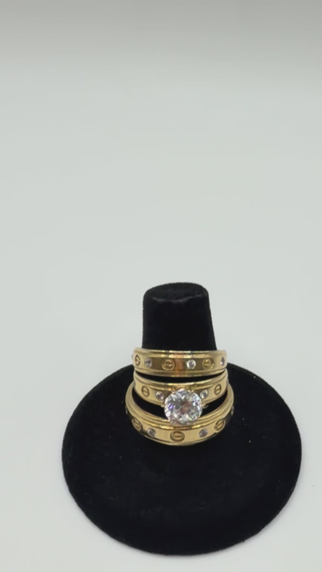 Wedding ring set 10k