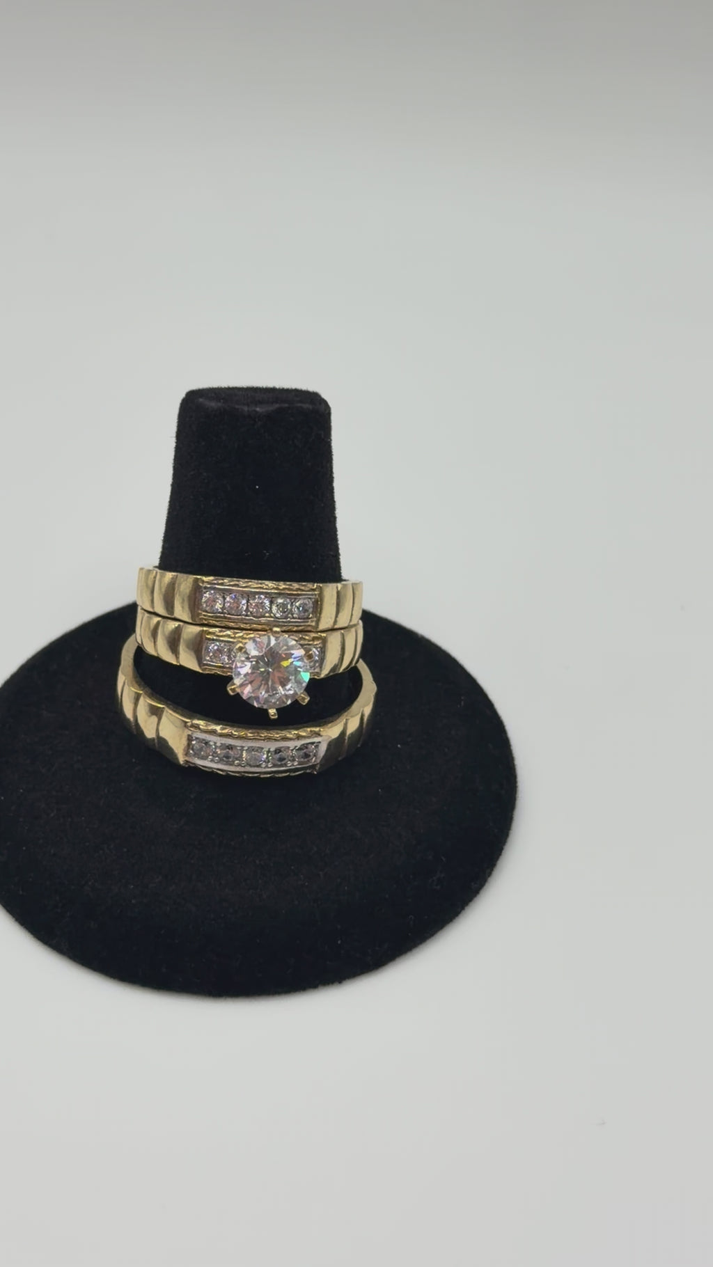 Wedding ring set 10k