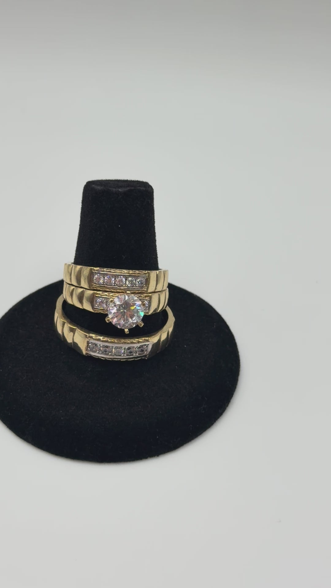 Wedding ring set 10k